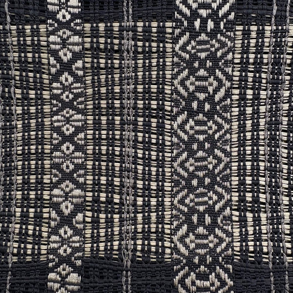 名古屋帯 名品 夏帯 八寸名古屋帯 段縞 献上柄 薄茶色 正絹