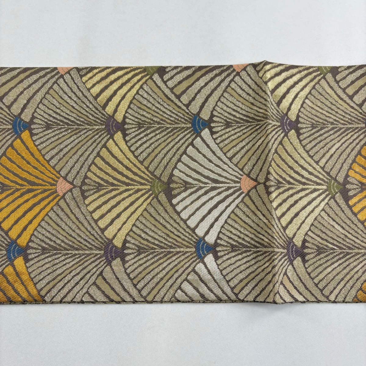 袋帯 若松青海波