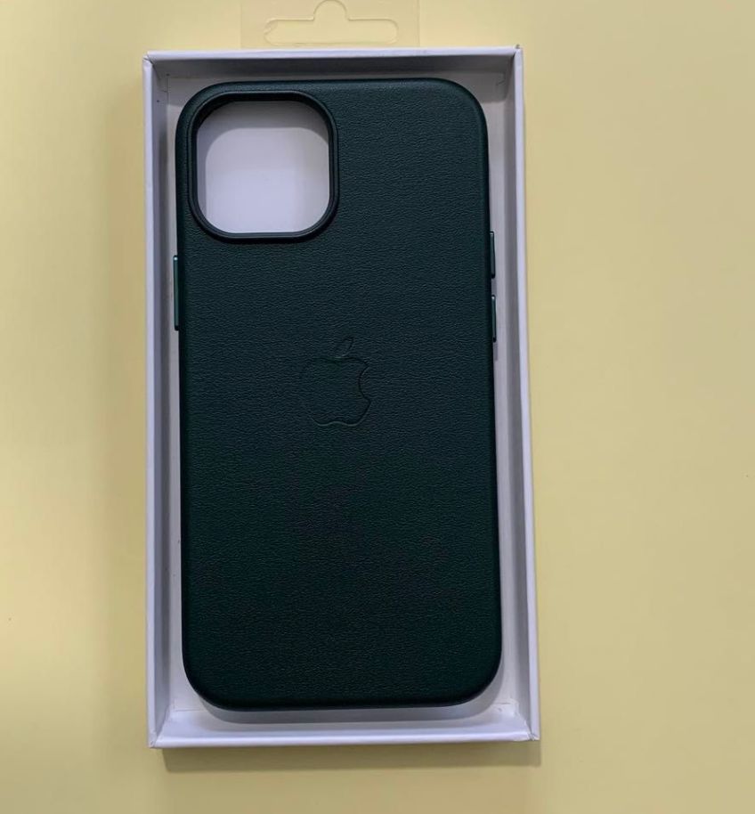 純正品 iPhone 13mini レザーケース セコイアグリーン - メルカリ