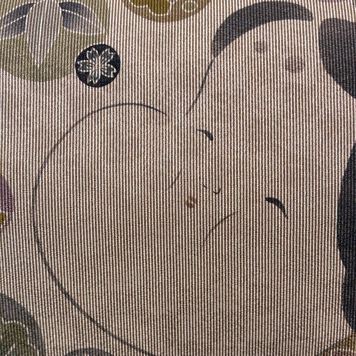 袋帯 名品 おかめ 松竹梅 小豆色 お太鼓柄 正絹