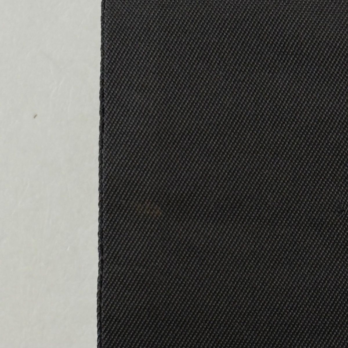  袋帯 名品 幾何学 銀糸 黒灰 六通 正絹 袋帯 帯