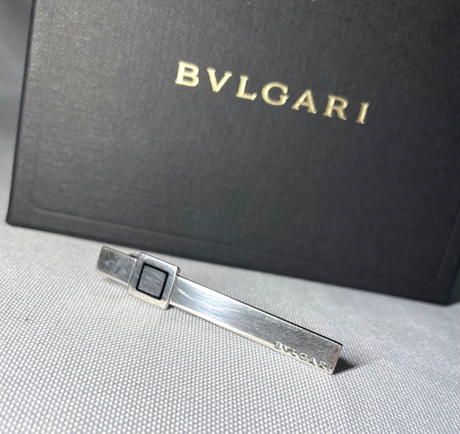 BVLGARI ブルガリ ブランドロゴ文字 スターリングシルバーu0026