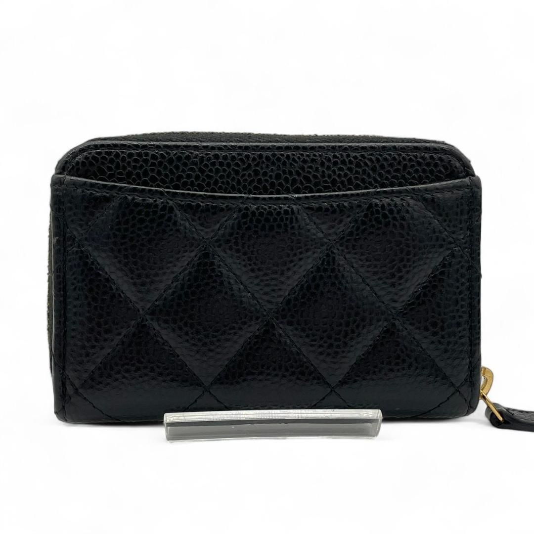  シャネル キャビアスキン ラウンドファスナー コインケース 小銭入れ コインケース 小銭入れ 小物