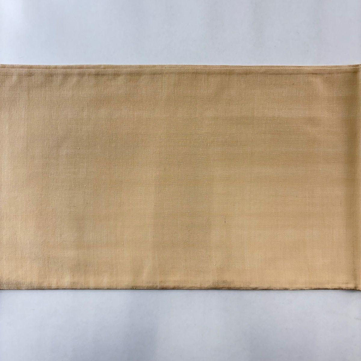  袋帯 名品 菊 雲文 金糸 薄オレンジ お太鼓柄 正絹 袋帯 帯