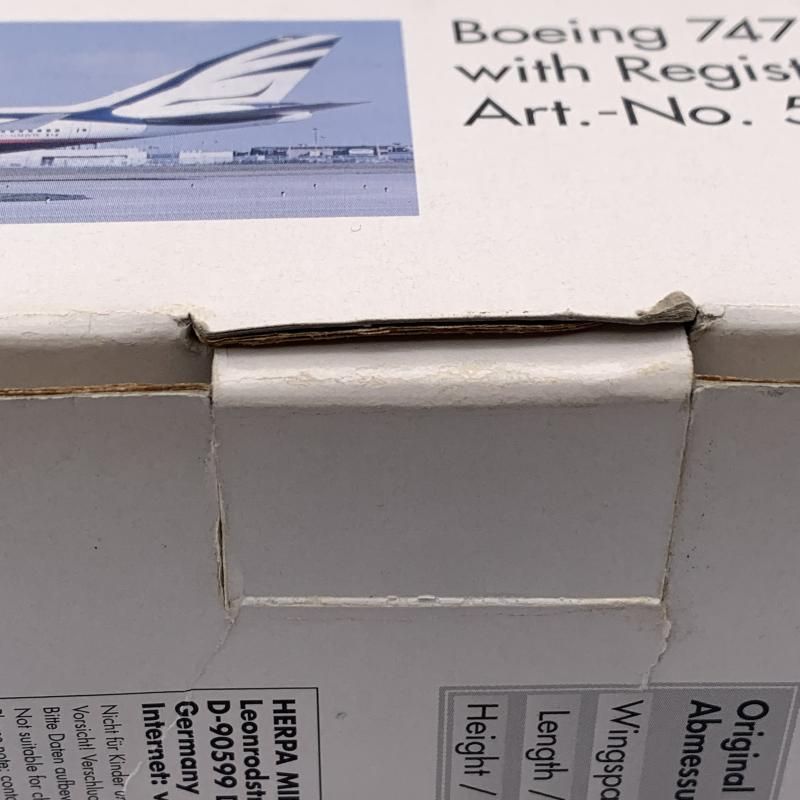  1|200 Herpa Wings 550154 カナディアン航空 Boeing 747-400 Maxwell W. Ward Registration 10 その他 おもちゃ
