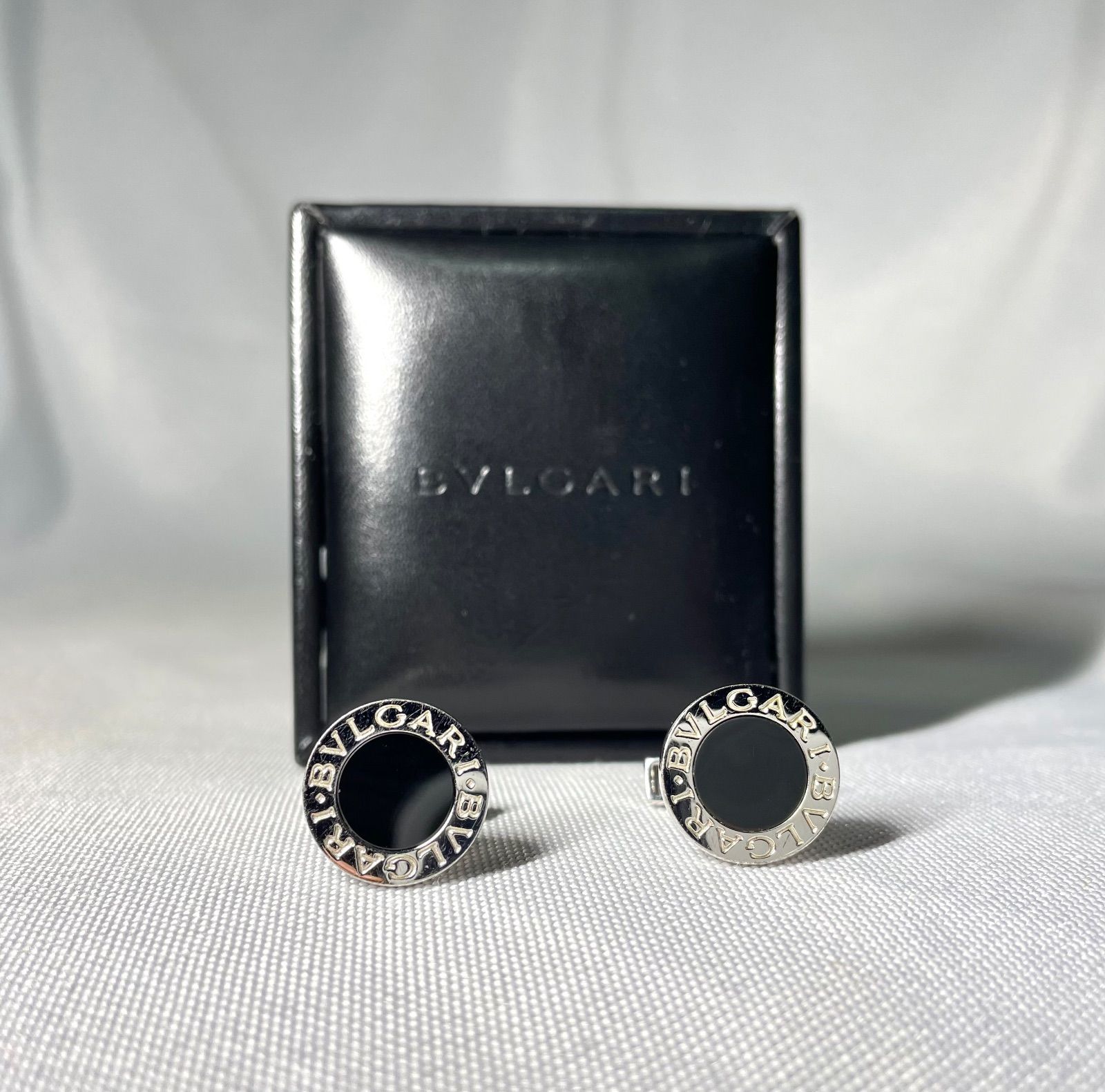 BVLGARI ブルガリ B-ZERO ロゴ ブラックオニキス & スターリング