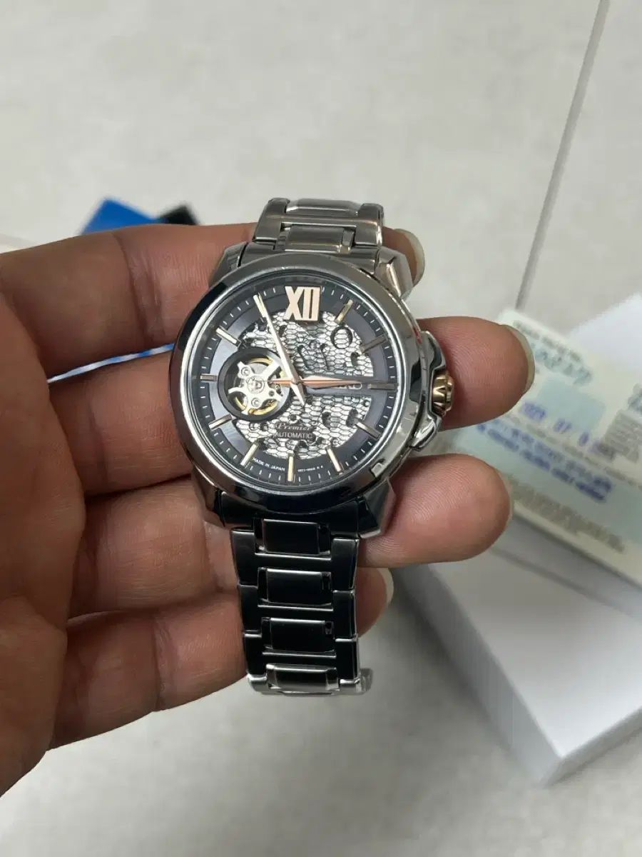 セイコー スケルトン ssa 437 オートマチック