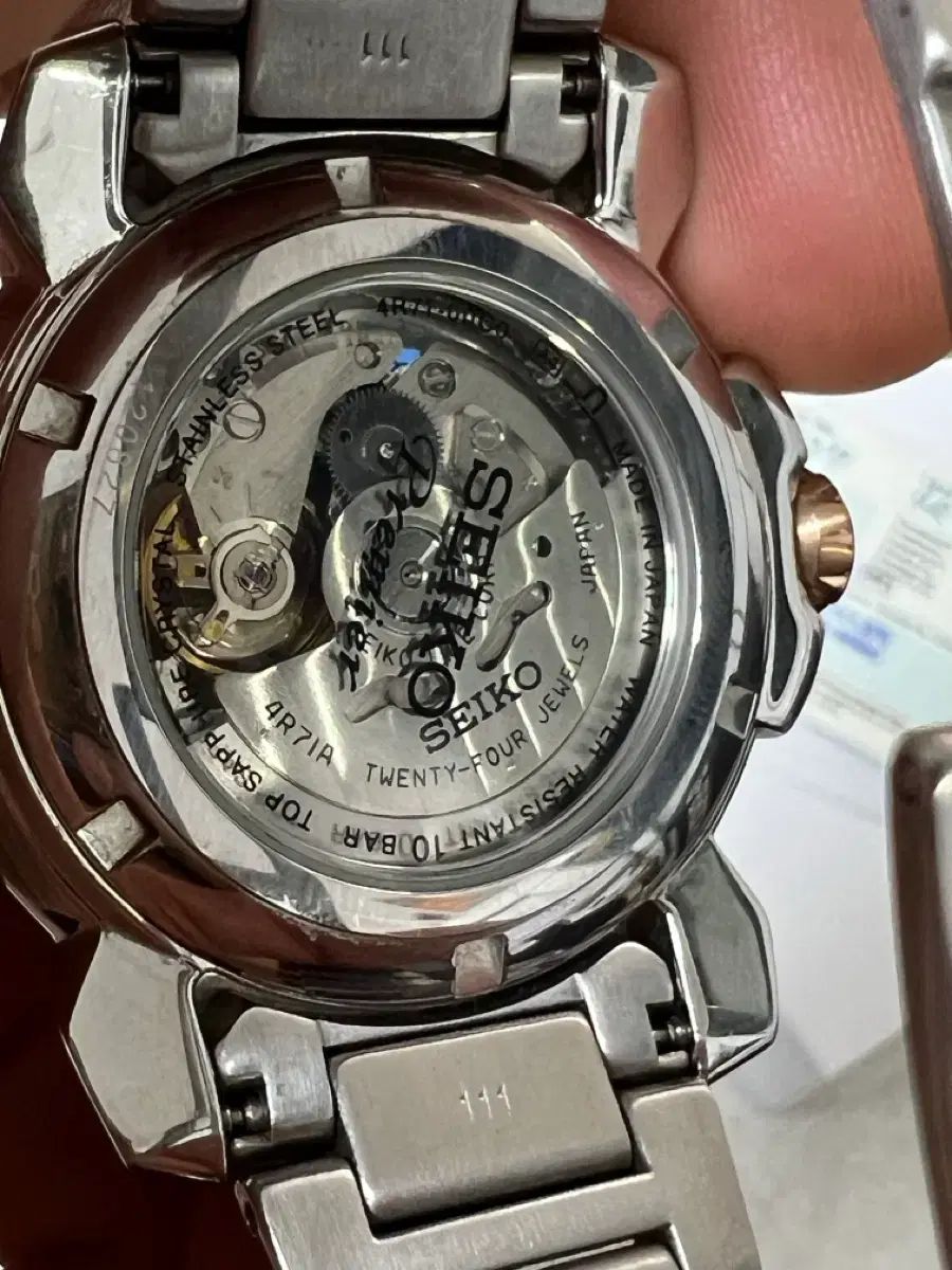 セイコー スケルトン ssa 437 オートマチック