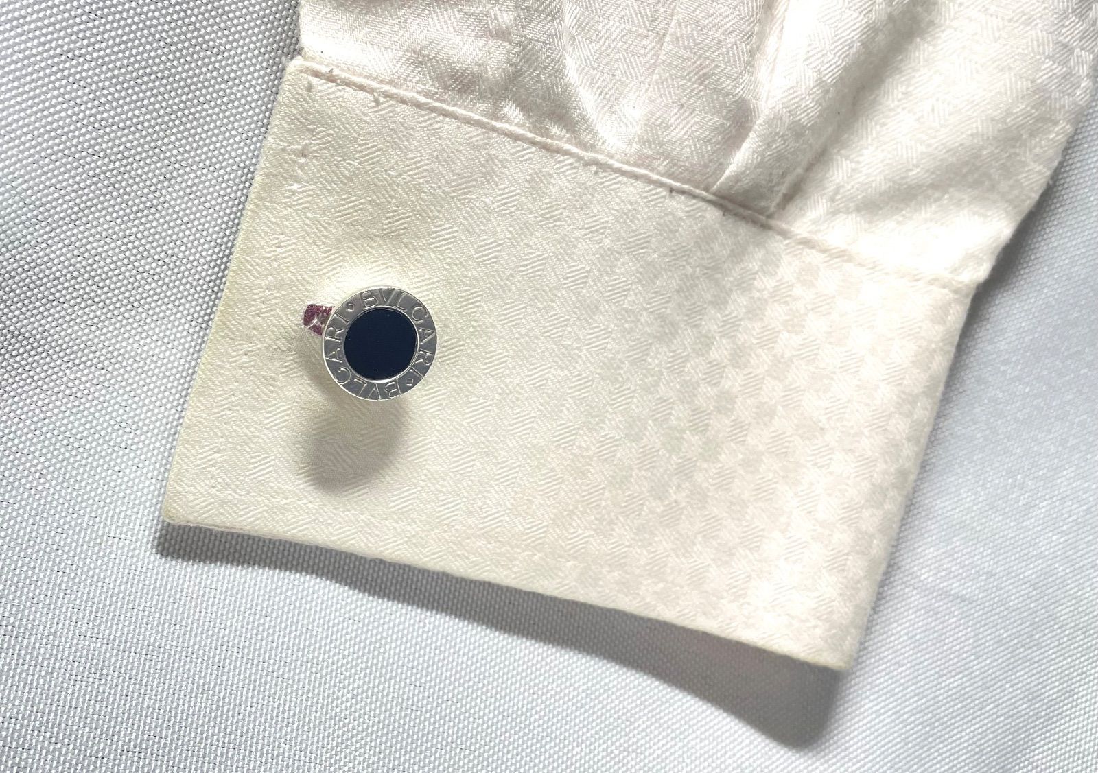 BVLGARI ブルガリ B-ZERO ロゴ ブラックオニキス & スターリング