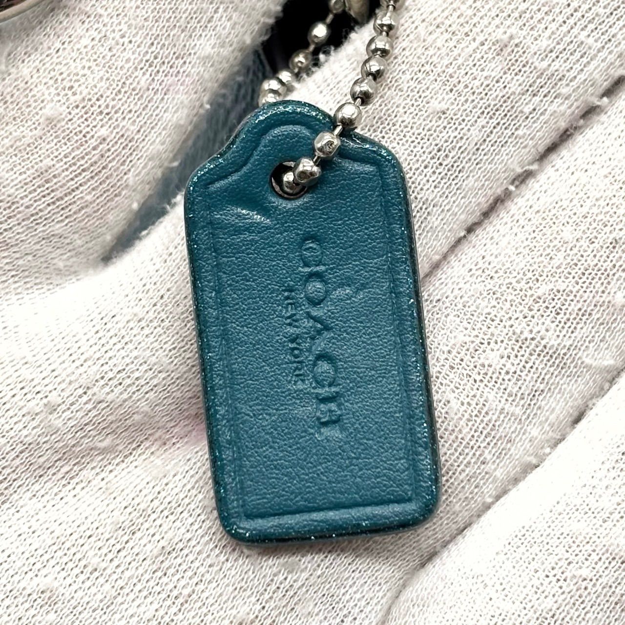 良品】 coach コーチ 花柄 総柄 ポシェット ショルダーバッグ ポーチ 