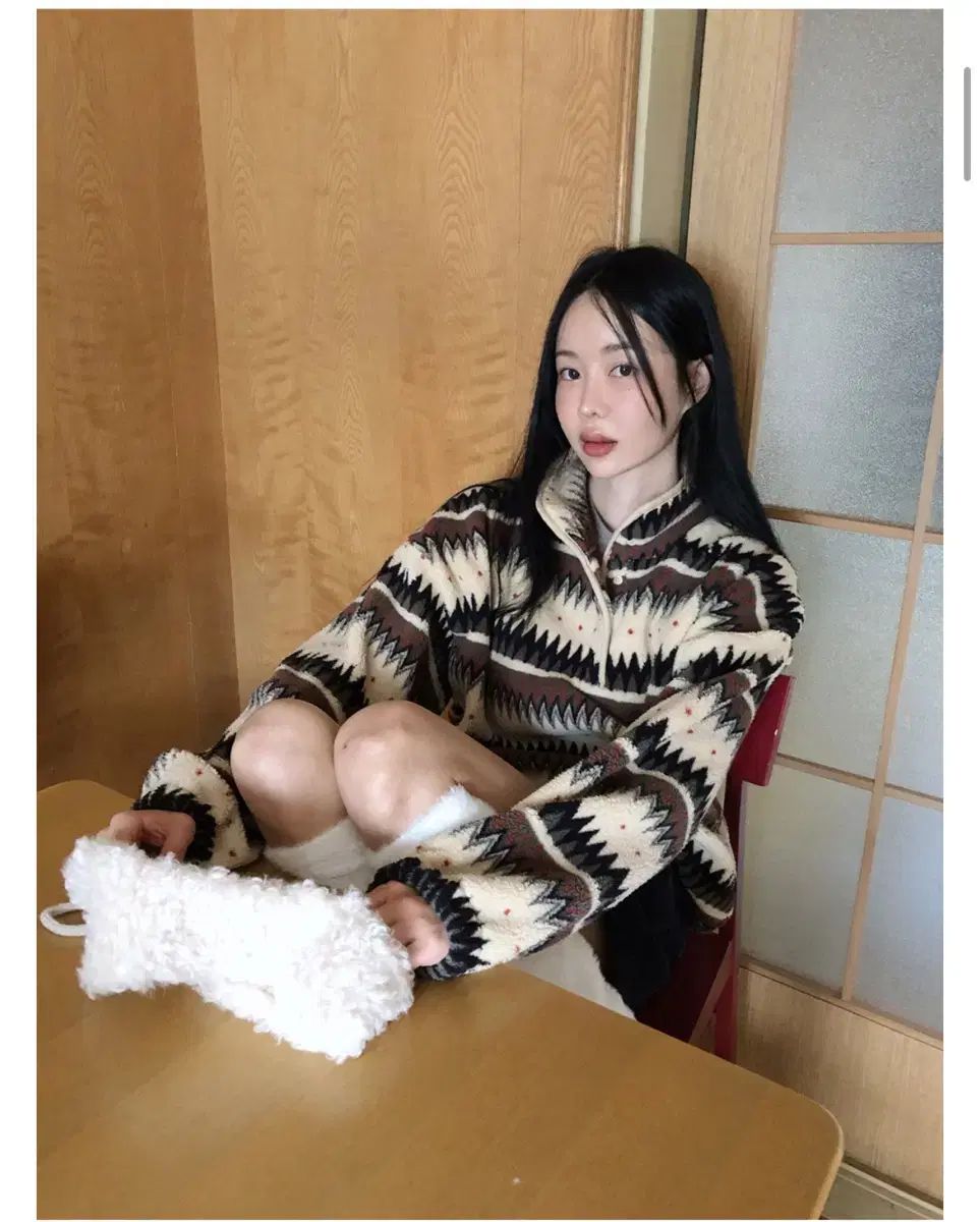 モコブリング フリース 起毛半袖 コーデュロイパンツ