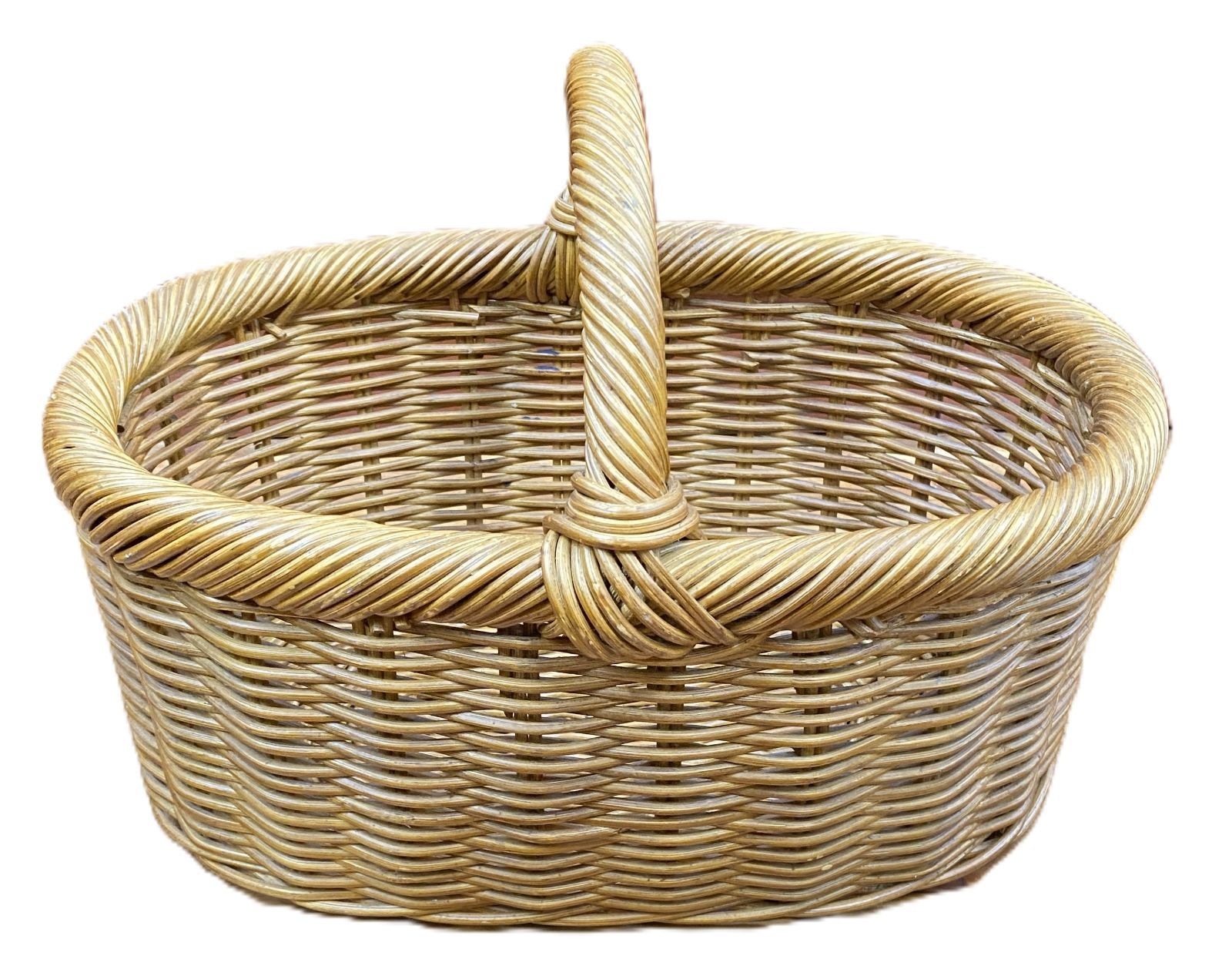 ☆アンティーク ラタン ピクニックバスケット - メルカリ