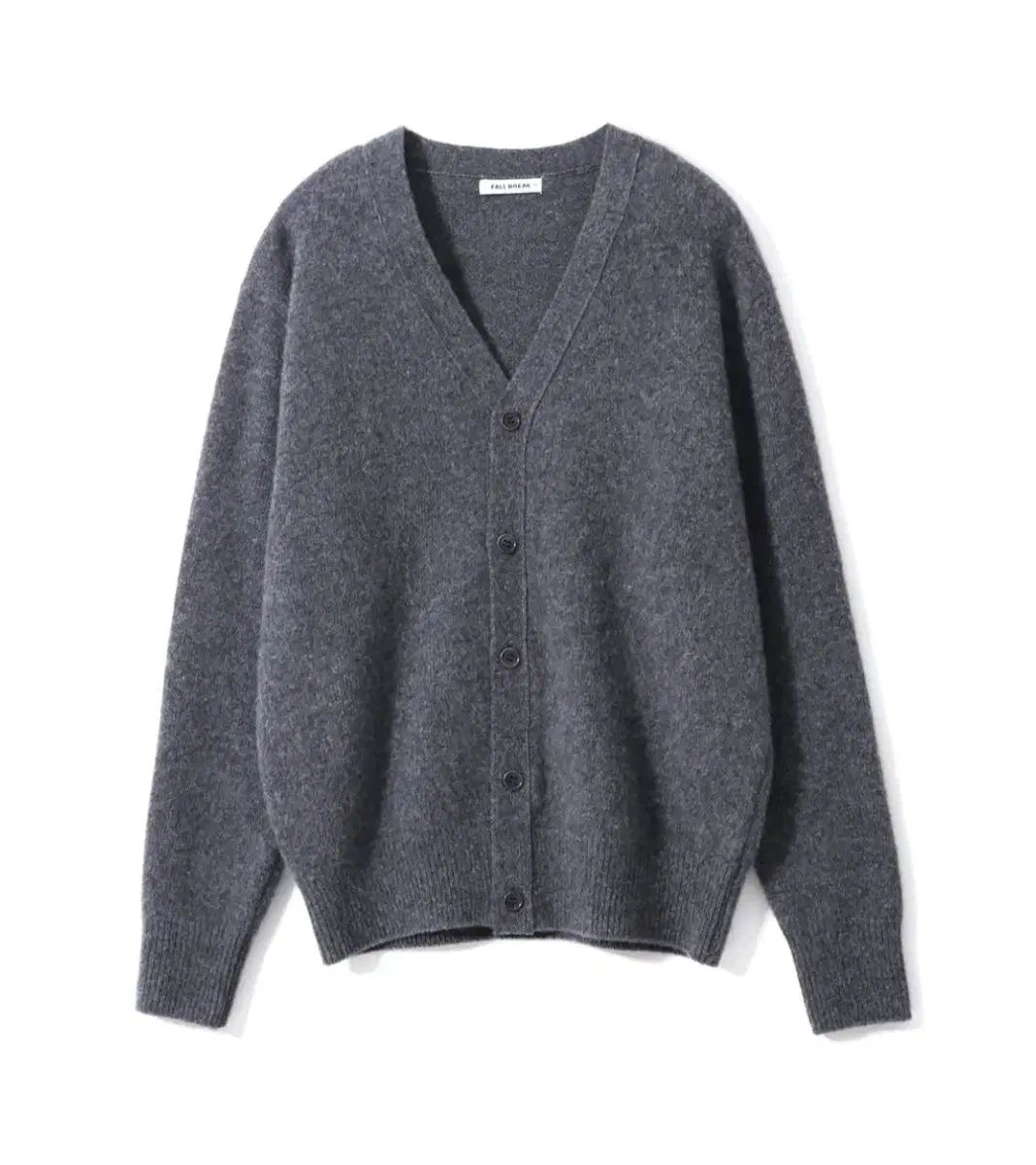 ポール ブレーク ヘビーウェイト リーバー カーディガン チャコール メランジ