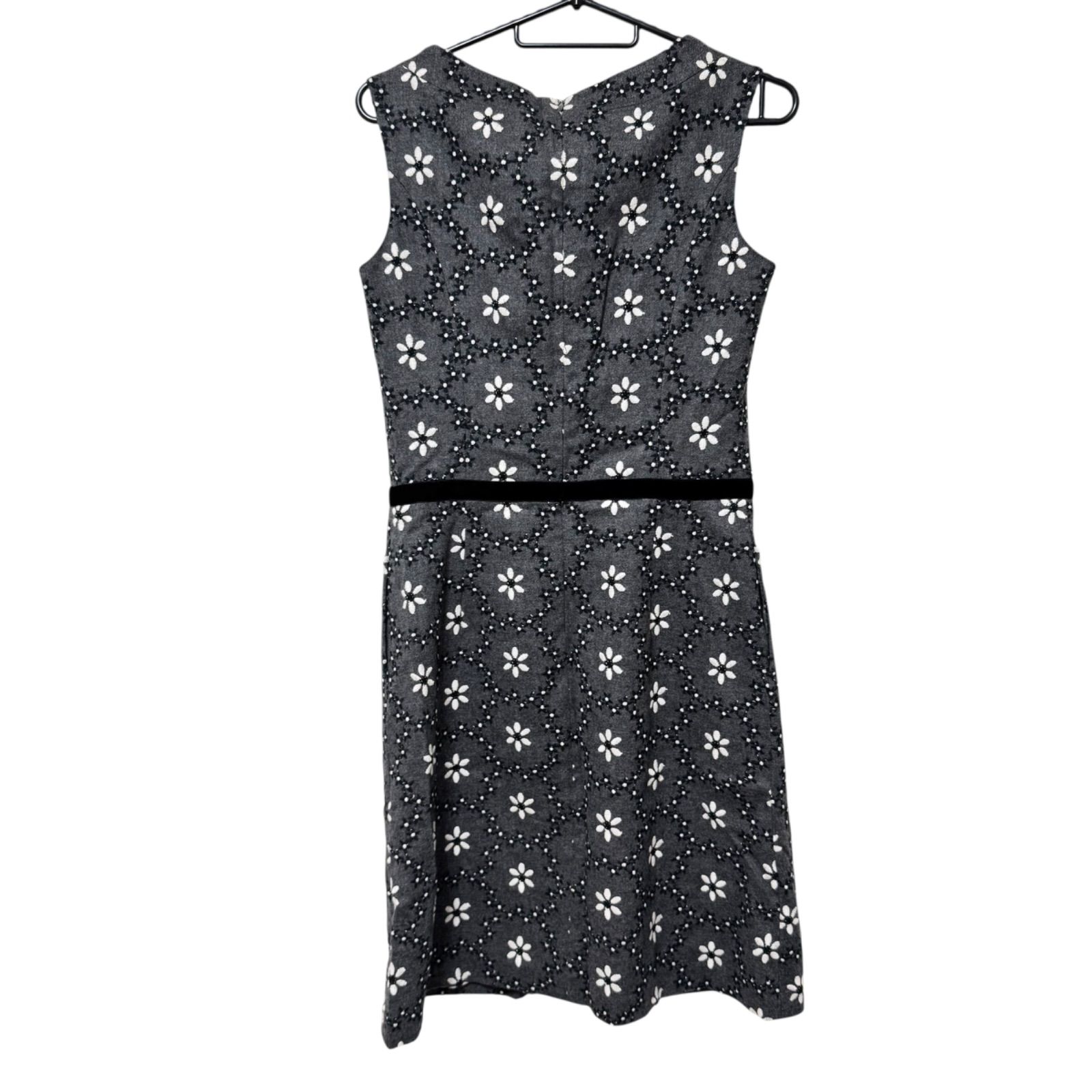 TOCCA トッカ レディース ワンピース ノースリーブ 花柄 グレー 0