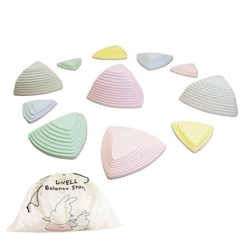 ぴょん 遊んで 鍛える ンスストーン 平均台 セット 2 4歳 滑り止め付き 能力アップ TOPFILM JAPAN BRAND m