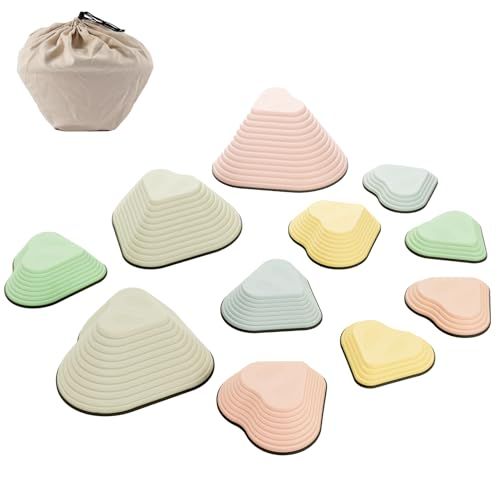 ンスストーン 子供用 飛び石 筋力 柔軟 体幹 運動トレーニング 安全 スポーツ 室内遊具 幼稚園 ンス遊具 歩行 運動不足解消 ギフト 知育玩具 2 3歳 パステル 心型 中サイズ m