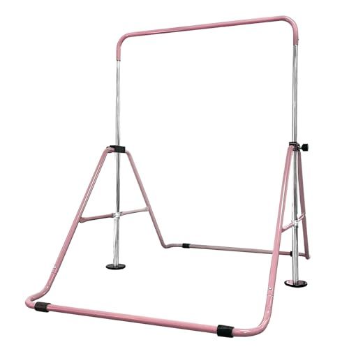 鉄棒 室内 子供 折りたたみ 屋外 てつぼう 耐荷重80 kg 高さ5段階 ブランコ 折り畳み式 コンパクト 室内遊具 メーカーサポート テツボウ ぶら下がり 多機能 安全ダブルロック ピンク m