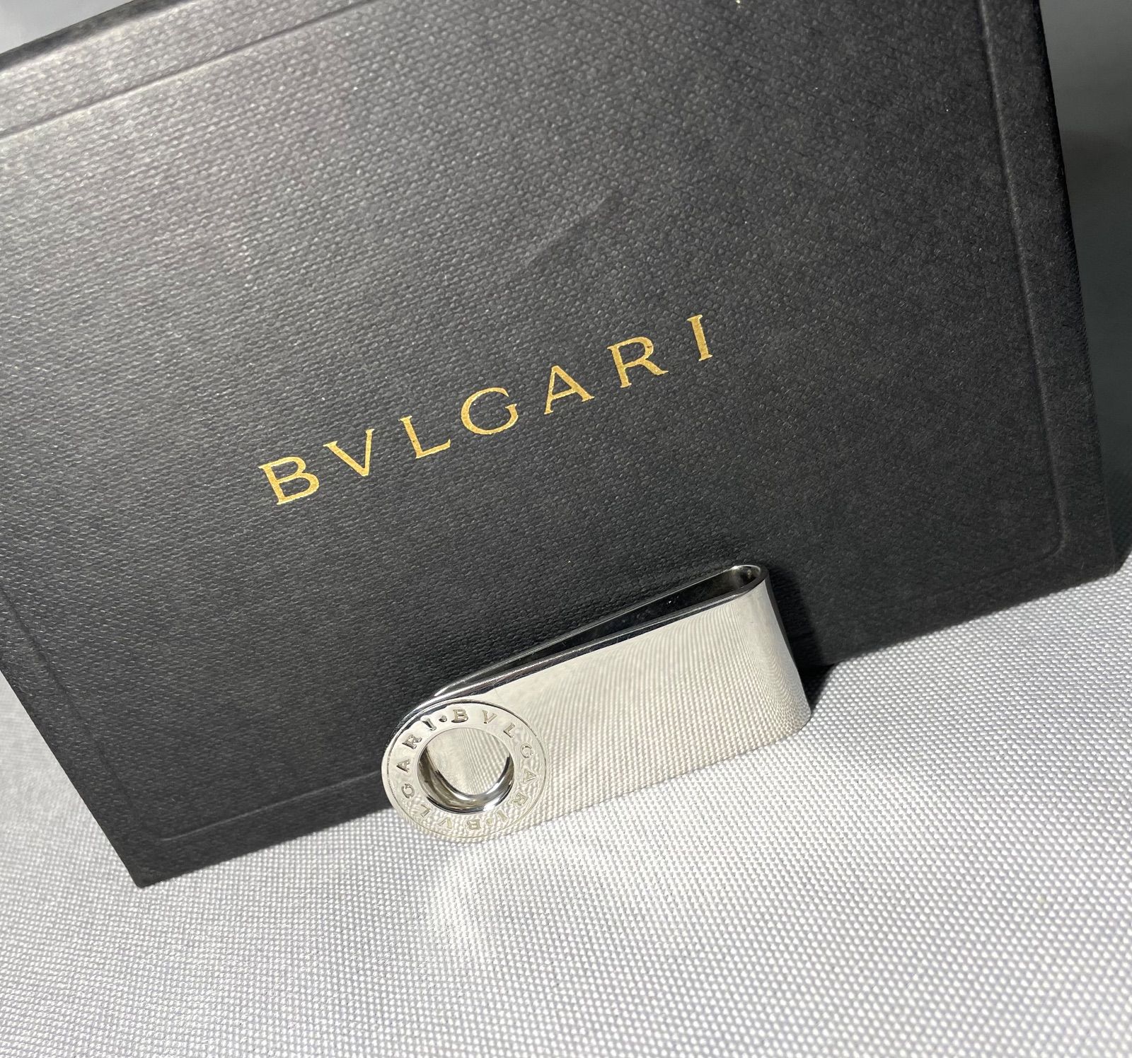 美品 BVLGARI ブルガリ B-ZERO ビーゼロ ロゴ 鏡面スターリング