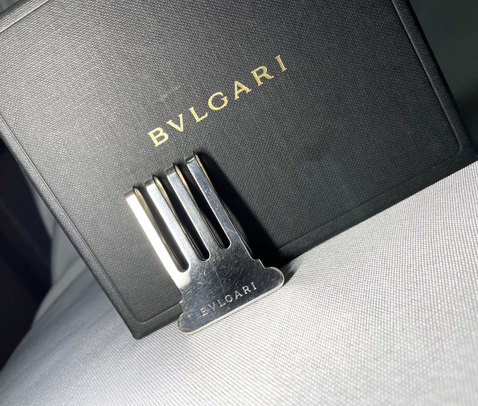 BVLGARI ブルガリ ブランドロゴ文字 スターリングシルバー