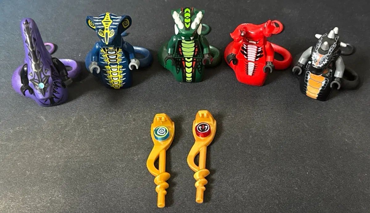 LEGOニンジャゴー スネーク将軍 フィギュア 5種 まとめ