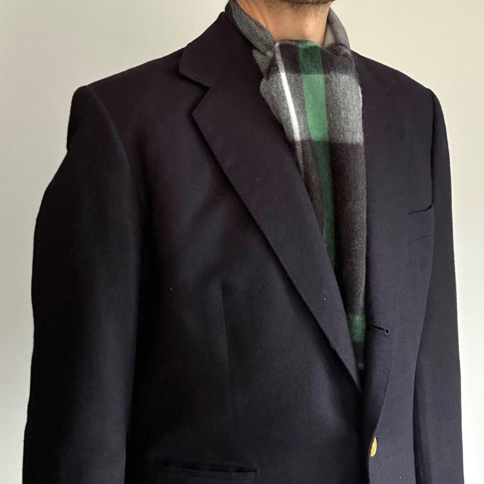 BEGG-CO | UNITED ARROWS GREENLABEL RELAXING 別注 ウールアンゴラ カ タータンチェック マフラー 高見え Tシャツ