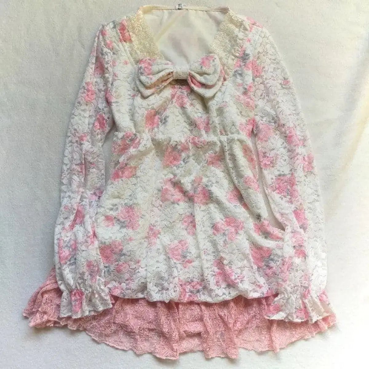 リズリサ LIZ LISA 10 s フローラル FLO 古典 こてん ONE PIECE 姫カジュアル 姫カジ 姫ギャル ひめギャル ラテギャル