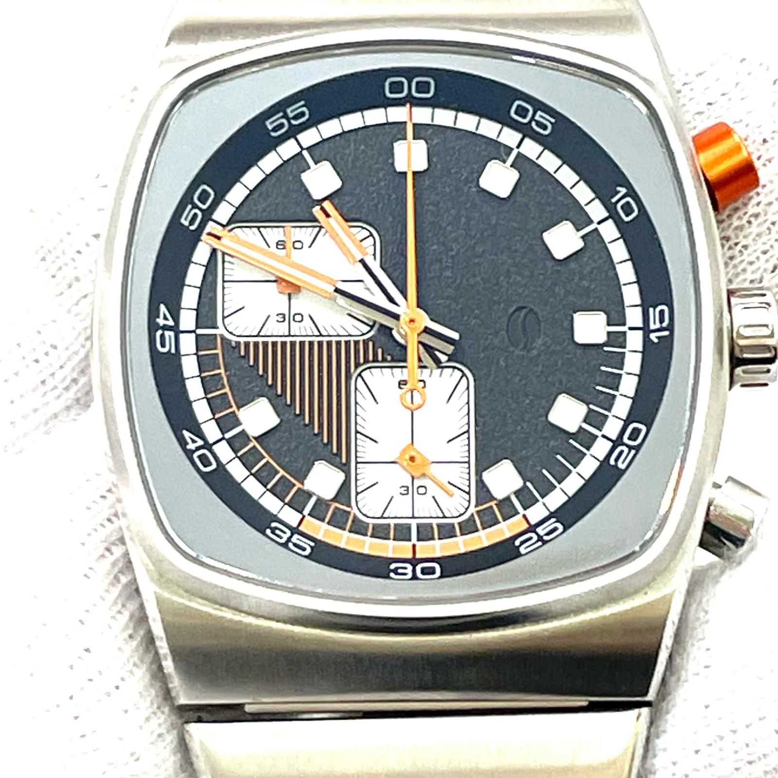 Brew Watch Co 腕時計 オレンジ MTRC ORNG BLK Super Metric 131