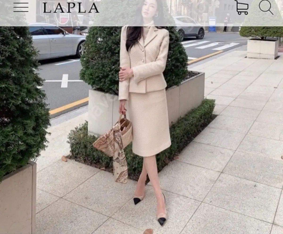 LAPLA ツイード セットアップ