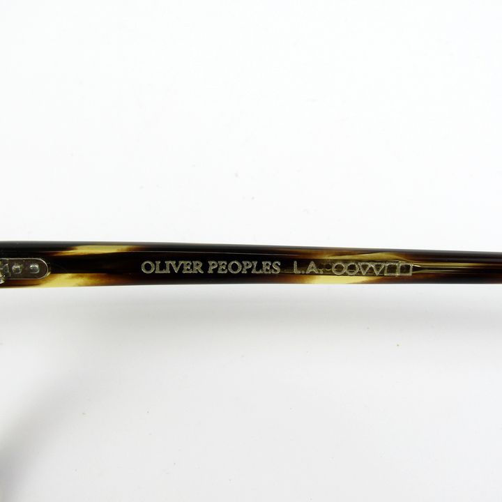 オリバーピープルズ メガネ グレゴリーペック OV 5186 A 鼈甲柄 フレーム 眼鏡 ブランド メンズ 47 23 ブラウン OLIVER PEOPLES