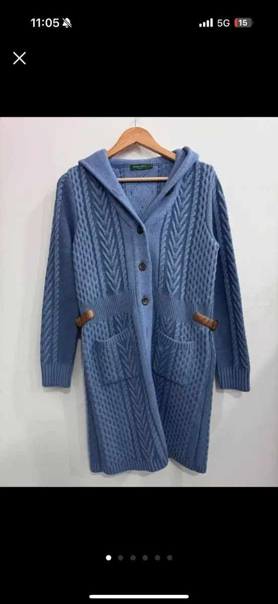 ビーンポール カシミア アンゴラ ミニワンピ 七分袖