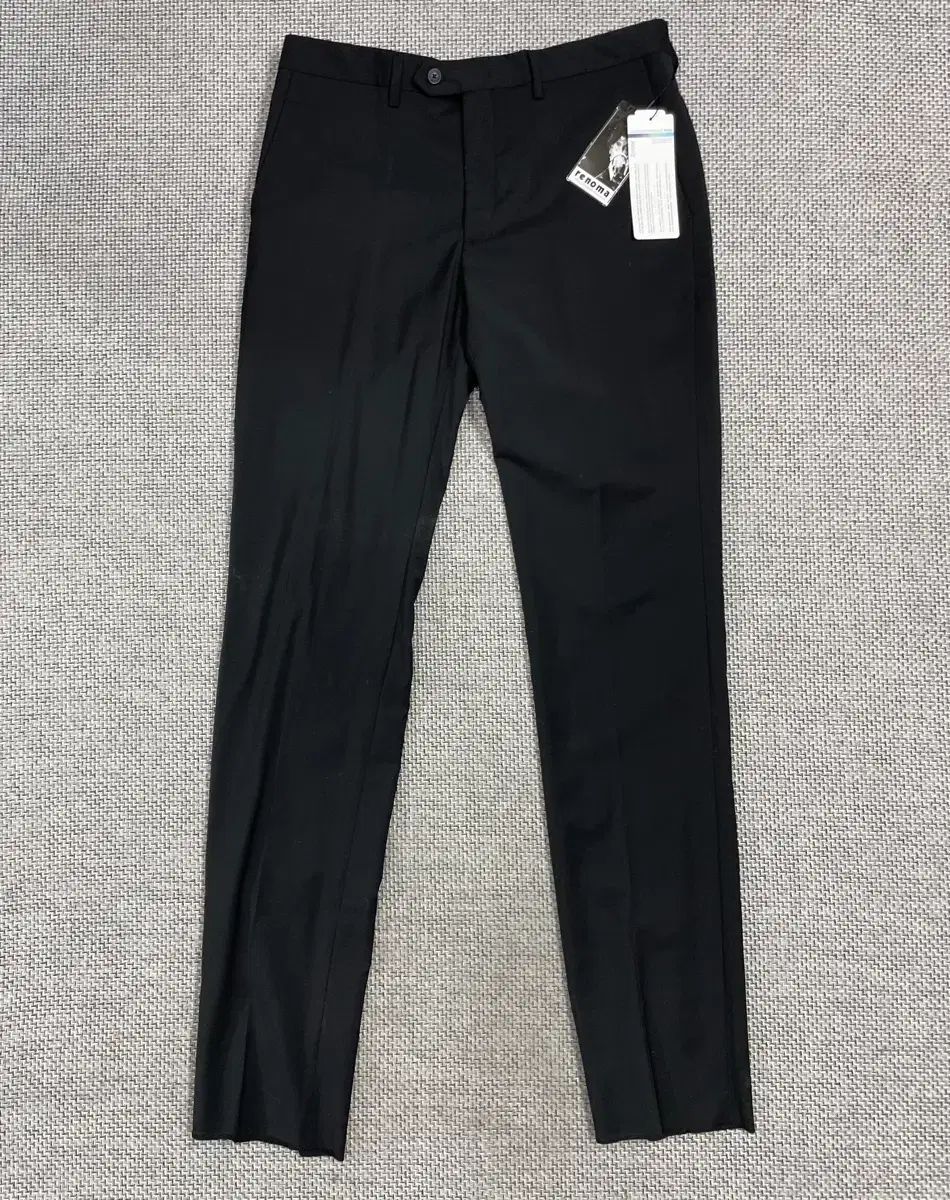 レノマ メンズ ブラック スーツ ズボン スラックス