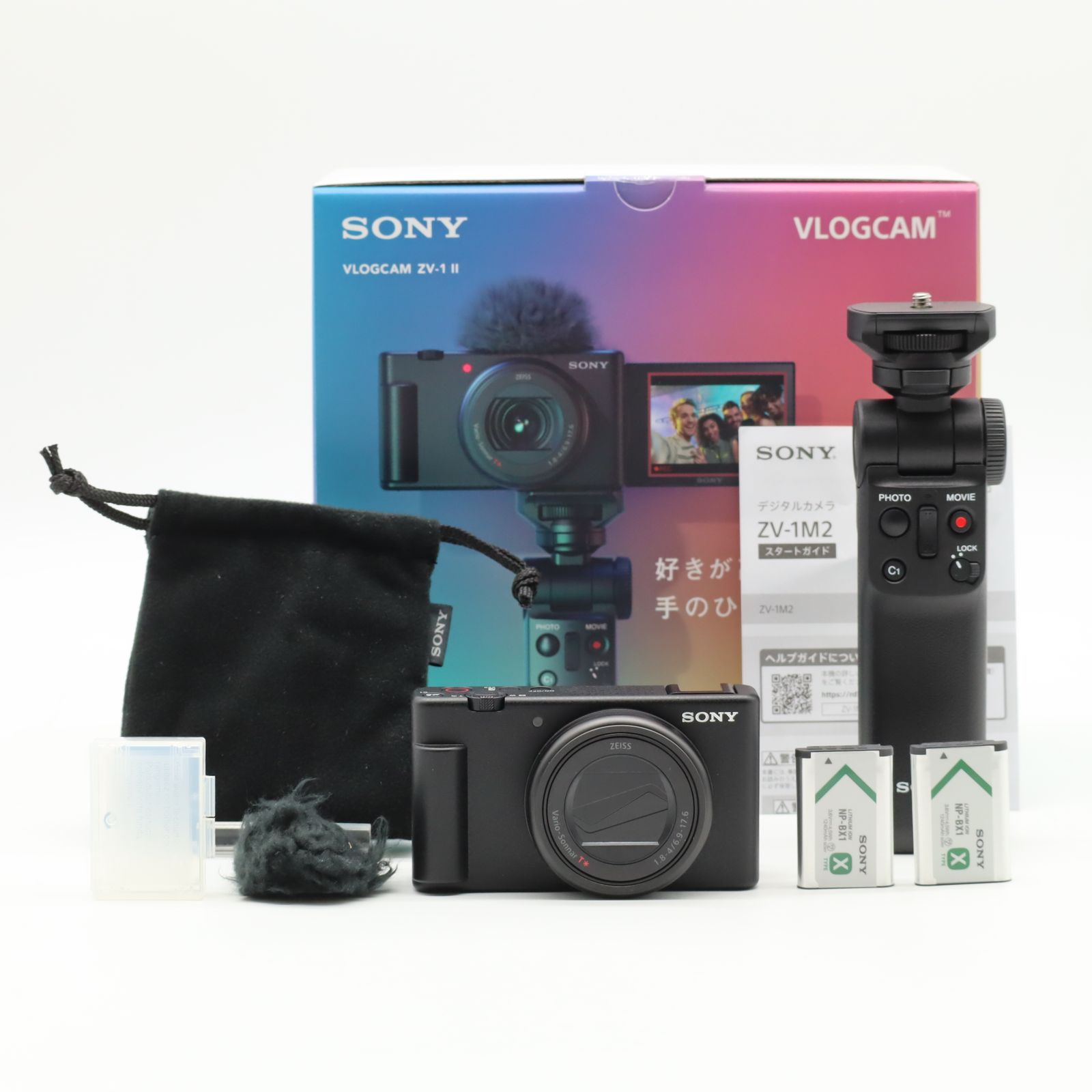 SONY VLOGCAM ZV 1 II シューティンググリップキット ブラック Vlog 旅行 商品紹介動画に最適な高画質コンパクトカメラ