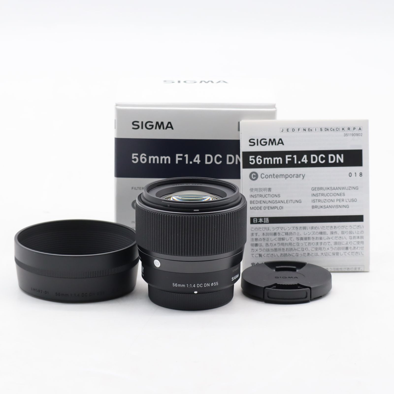 SIGMA Contemporary 56 mm F 1 4 DC DN マイクロフォーサーズ用 単焦点望遠レンズ MFT対応 大口径F 高解像 美しいボケ ポートレート向け