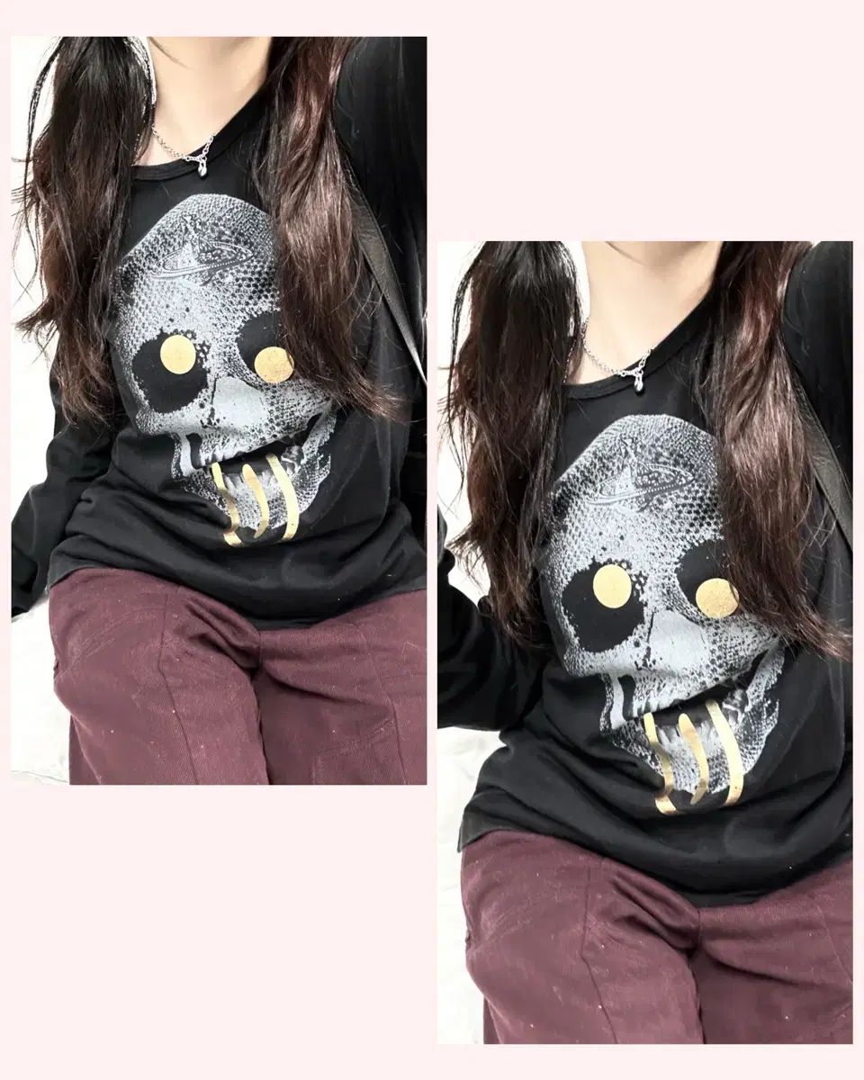 VIVIENNE WESTWOOD スカル ブラック ロングスリーブ