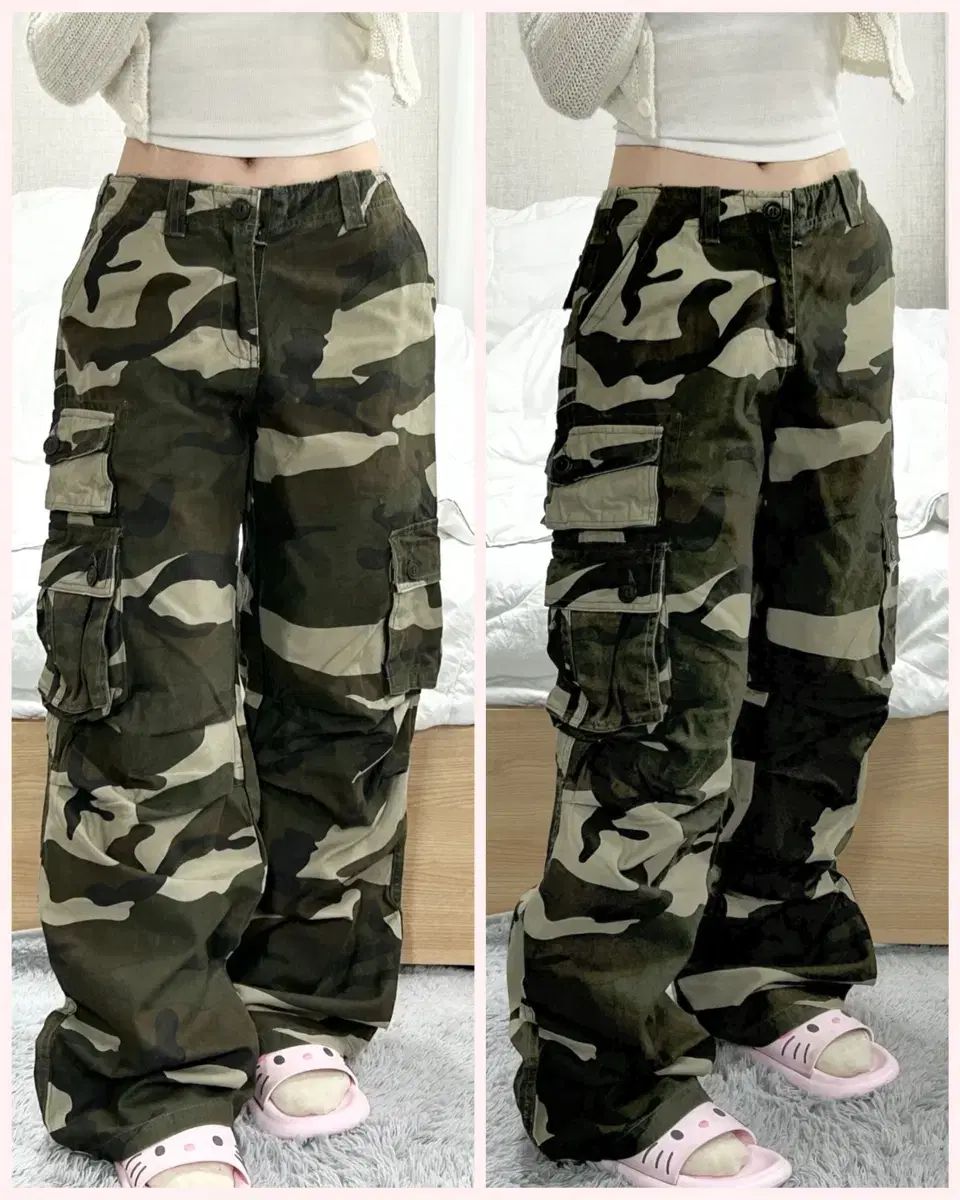 ヴィンテージ カモフラージュ カーゴ パンツ