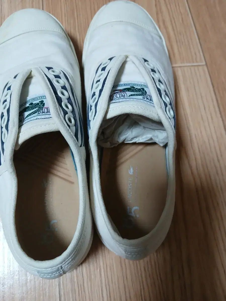 LACOSTE ラコステ 白 ホワイト スリッポン スニーカー