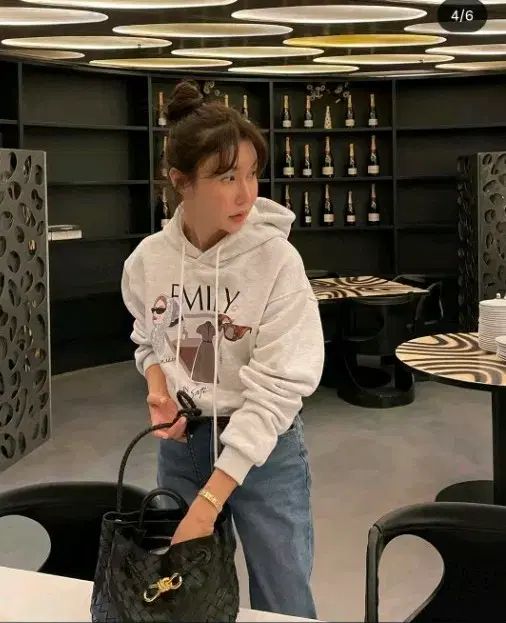 MYリー エミリー フードTシャツ ハンパ パンツ M