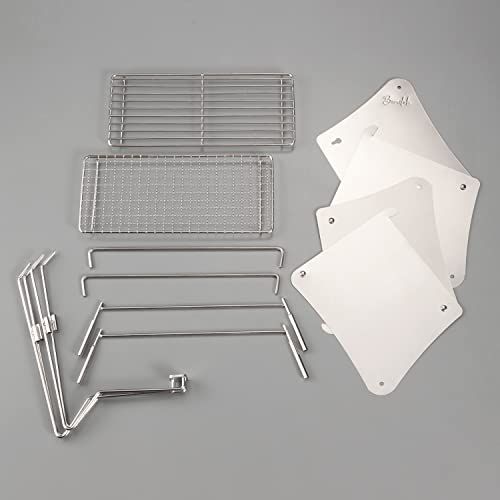 BUNDOK バンドック 焚火台 Lotus ロータスプラス BD 467 網付き ステンレス 収納ケース付 コンパクト シルバー ac 29 cb 99