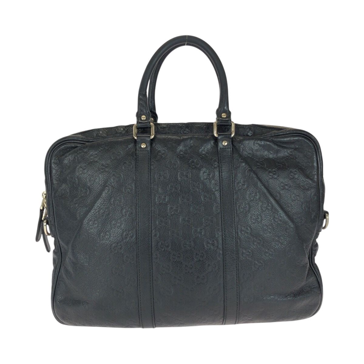 GUCCI グッチ グッチシマ ブラック 黒 レザー 201480 ビジネスバッグ