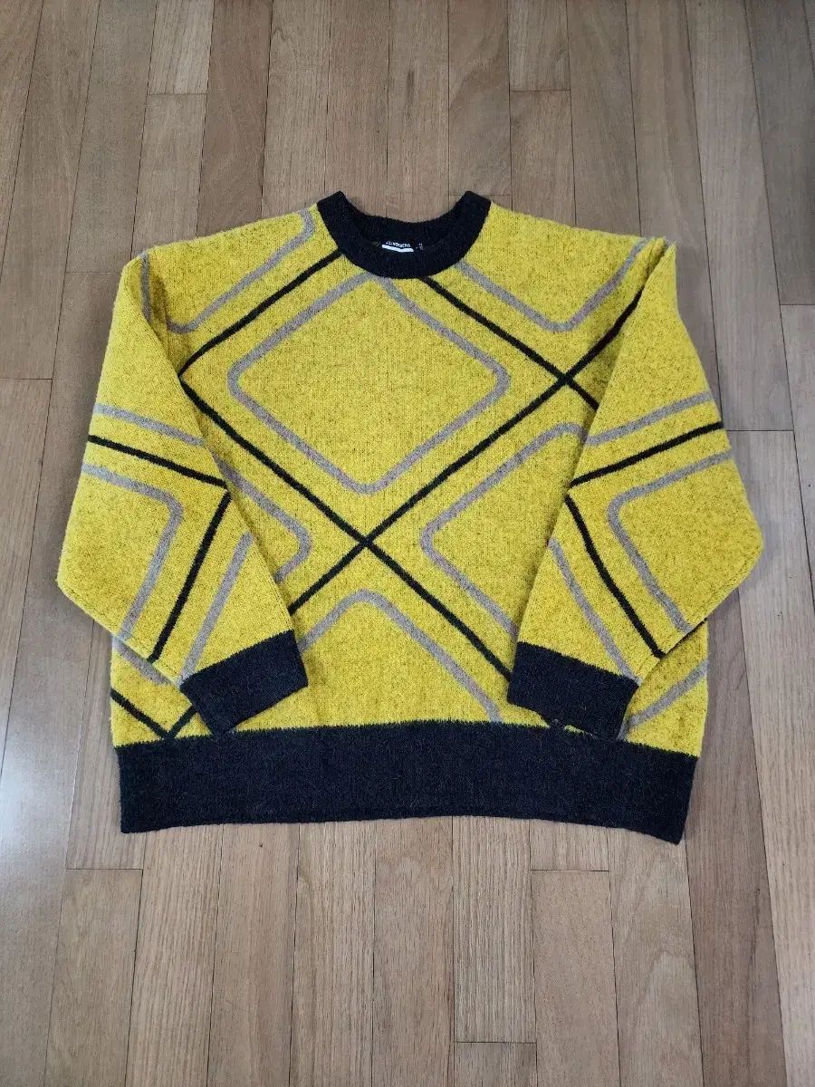 J リンドバーグ ダイアパータン ウール ニット s 95