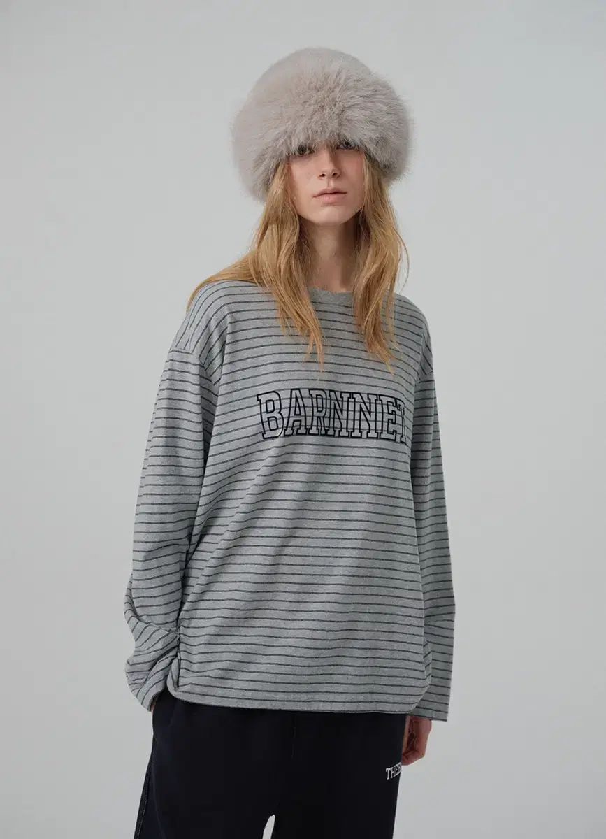 ザ バーネット ストライプ オーバーサイズ Tシャツ