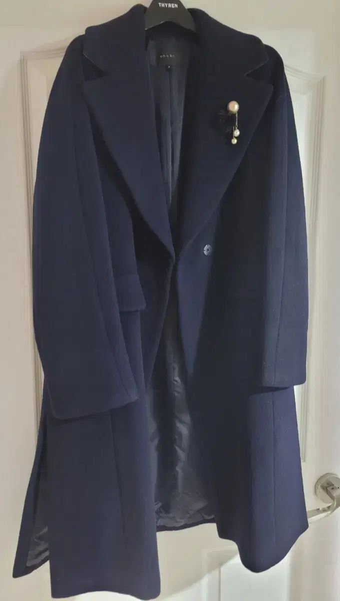 オンアンドオン ウール100 コート ネイビー フリーサイズ 67 000円