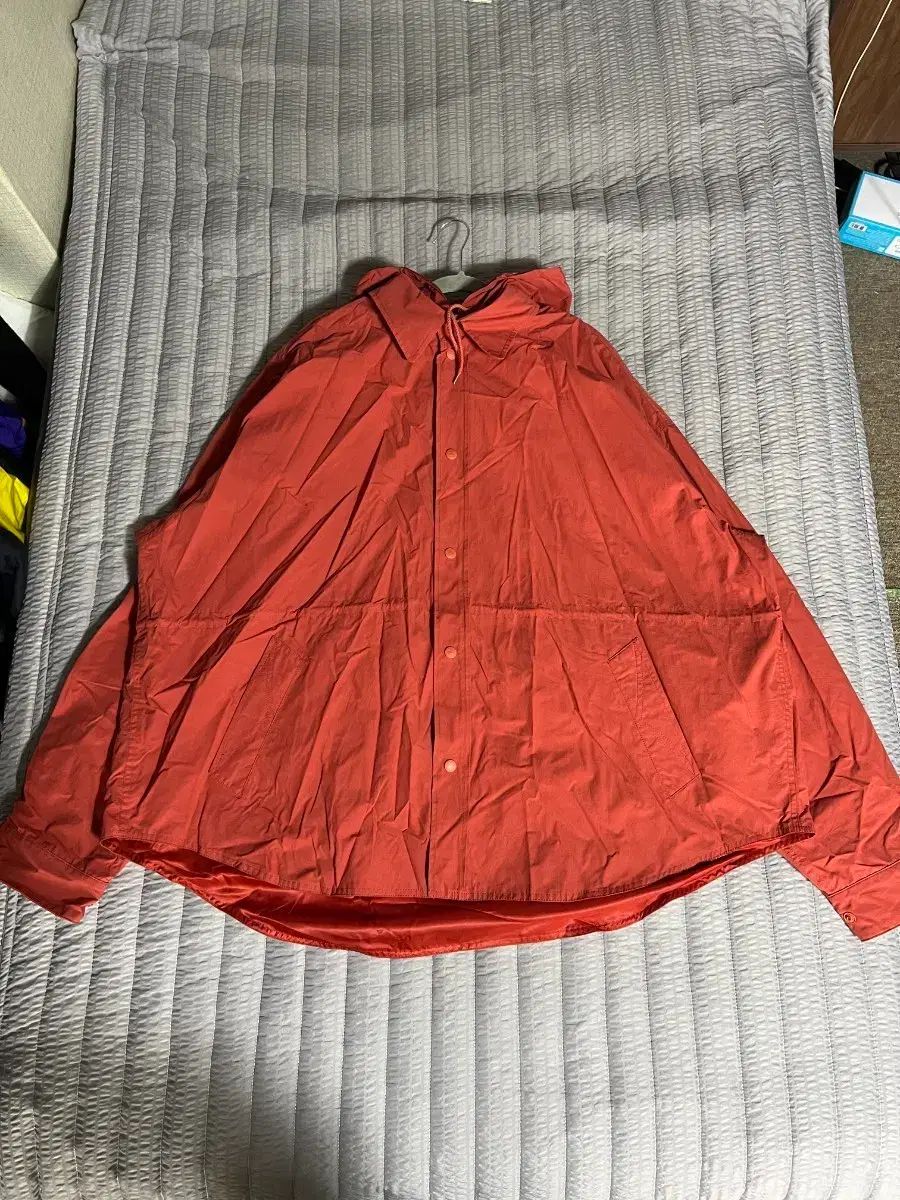 アングラン ANGLAN バルーンフィット フード シャツ ジャケット