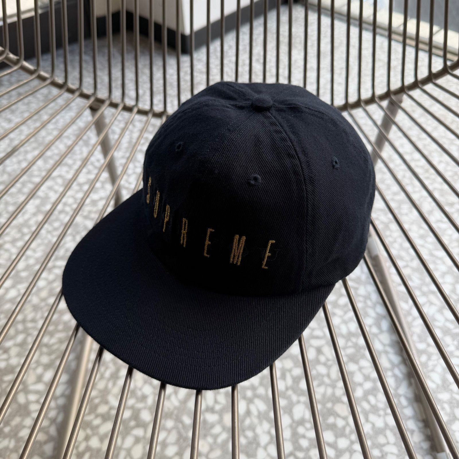 Supreme | logo cap size Free シュプリーム 帽子 キャップ ビッグ刺繍ロゴ ストリート 横ノリ アメリカ製 ヒップホップ