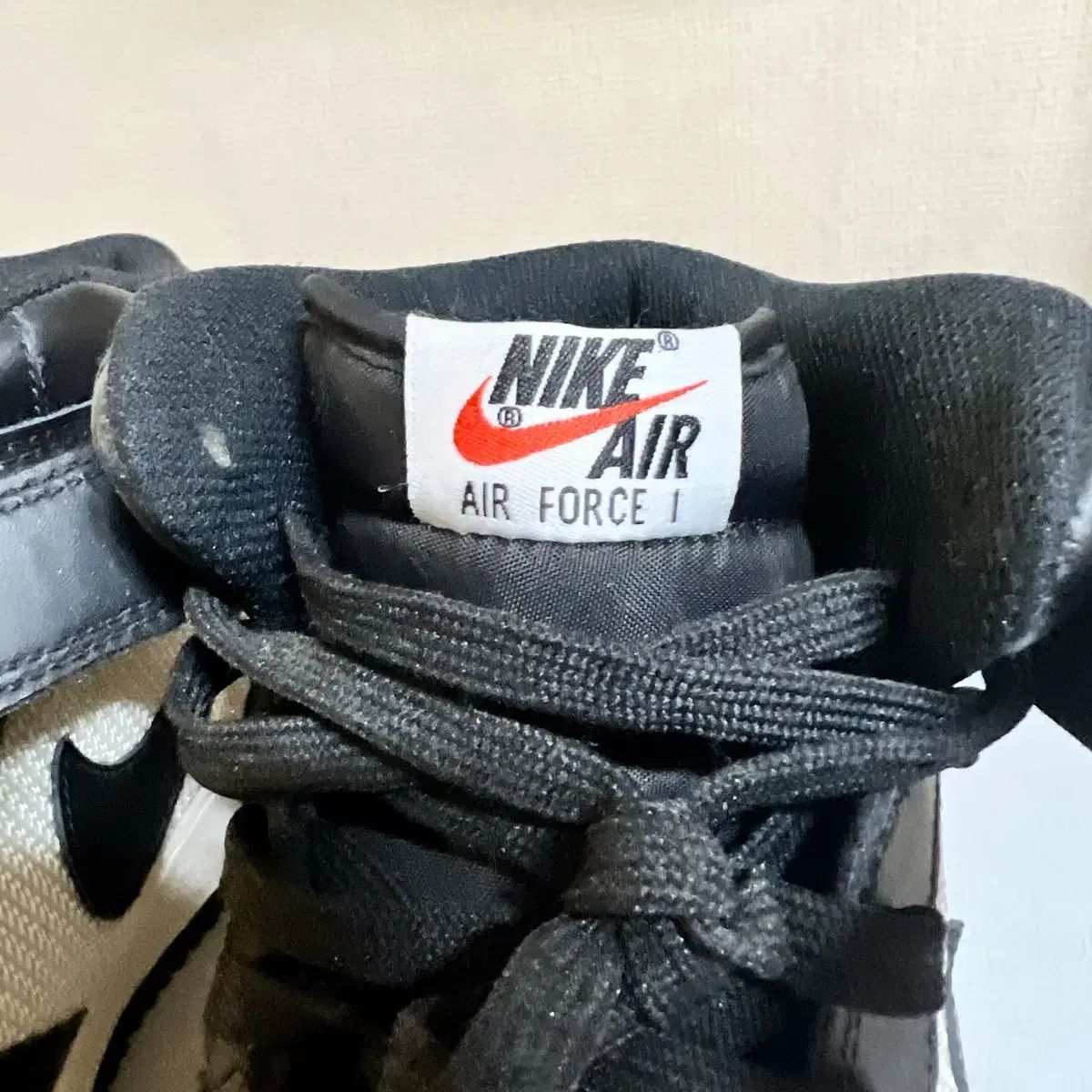  げOK 270 NIKE ナイキ エアフォース 1 ミッド 07 ダルメシアン ブラック スニーカー 靴