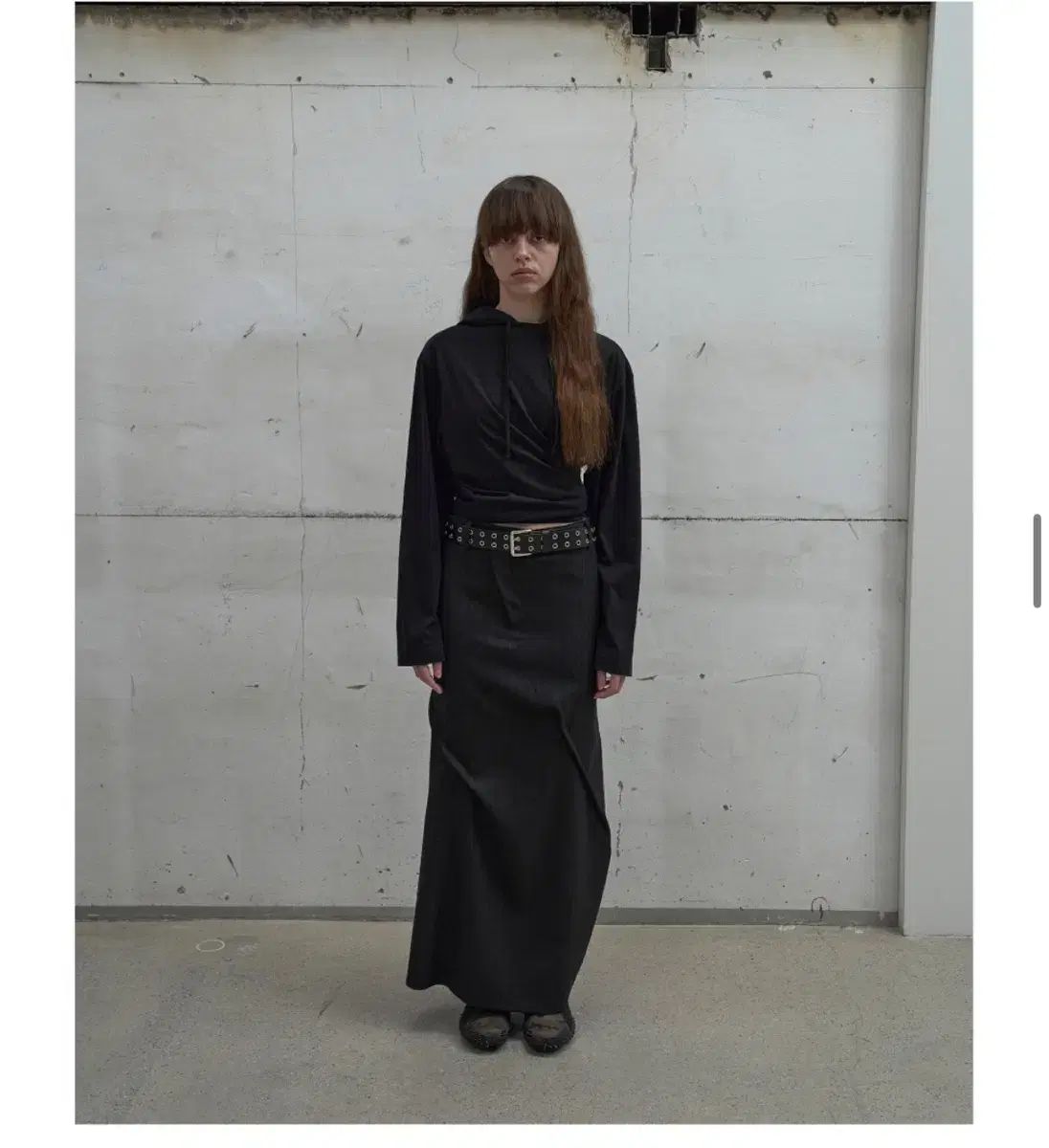 lcdc TWISTED HOODIE BLACK ss size