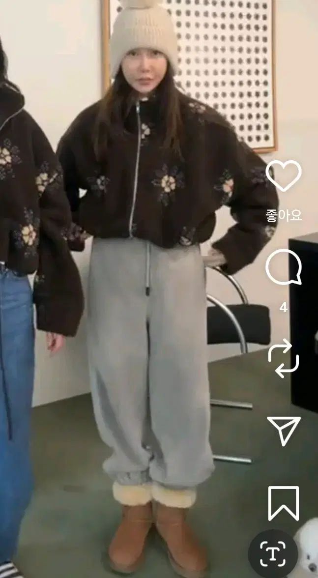 MY 림 ボアアウター ハン HAN ジョガー セット