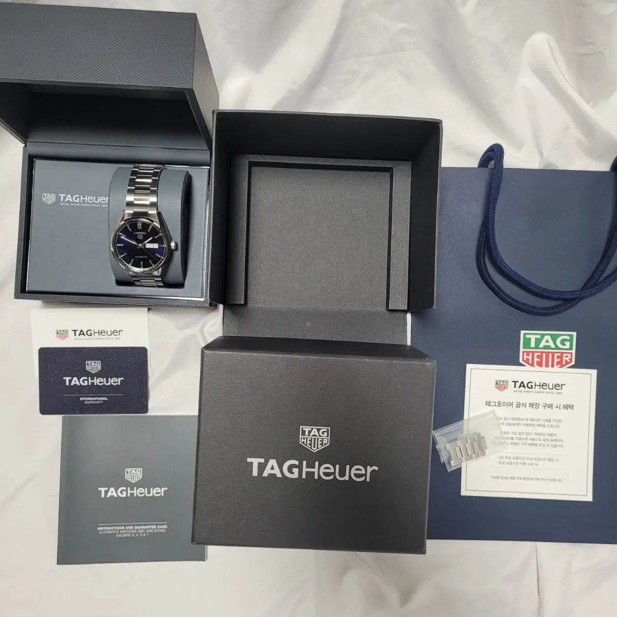 タグ ホイヤー カレラ オートマティック キャリバー5 デニム版 41 mm