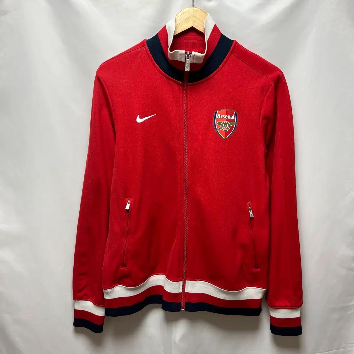 L NIKE アーセナル トレーナー レッド track Jaket トラックジャージ ジャージ ジップアップ