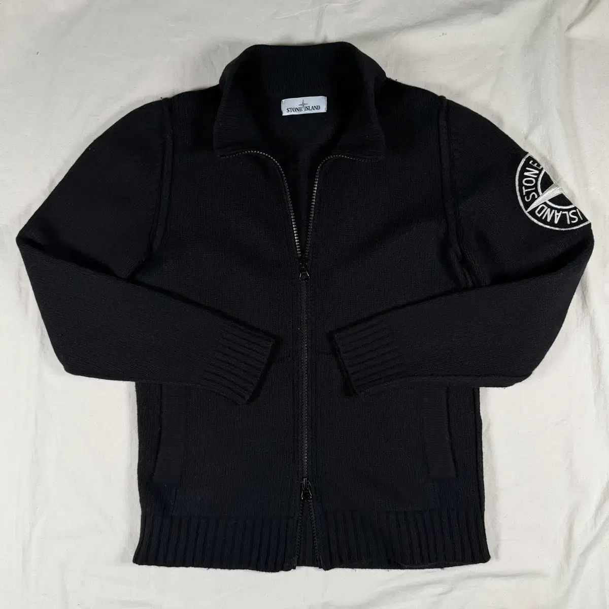 ストーンアイランド　ニットジップ ストーンアイランド ニット ジップアップ ジャケット - メルカリ
